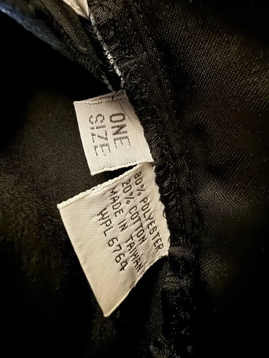 Vintage Christian Dior Monsieur Black Satin Robe - Picture 8 of 8